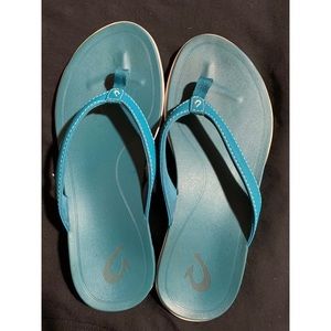 COASTAL TEAL BEACH SANDALS